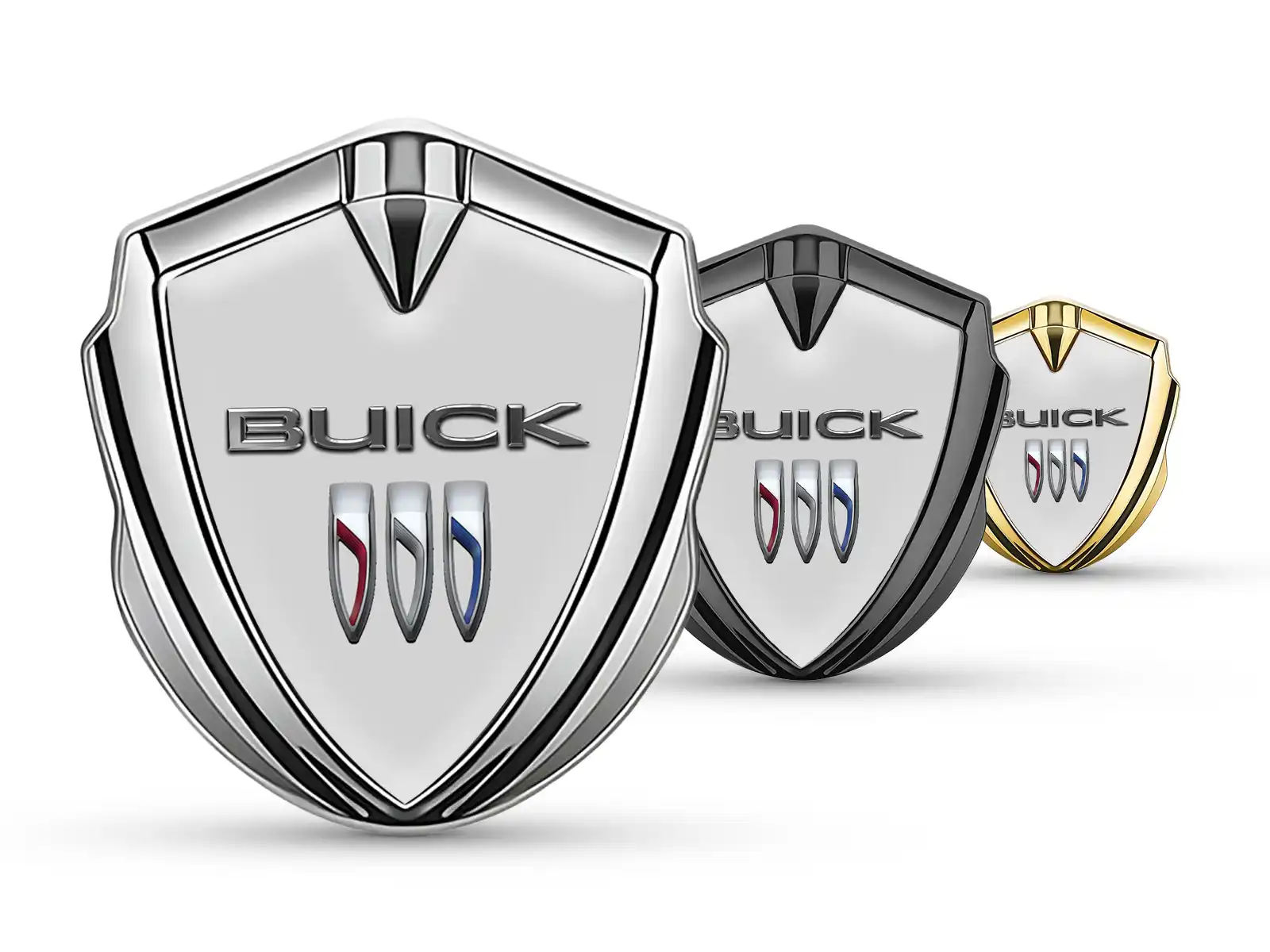 Buick 3D Emblema Insignia De Carrera Concepto Brilla 3D